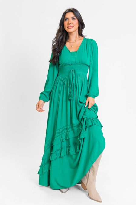 Lucky To Have You Jade Maxi Dress SALE